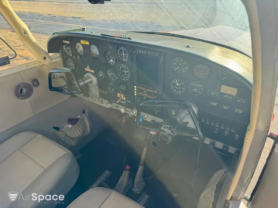 Cockpit and instrument panel of a 1960 Piper PA-24-250 Comanche.