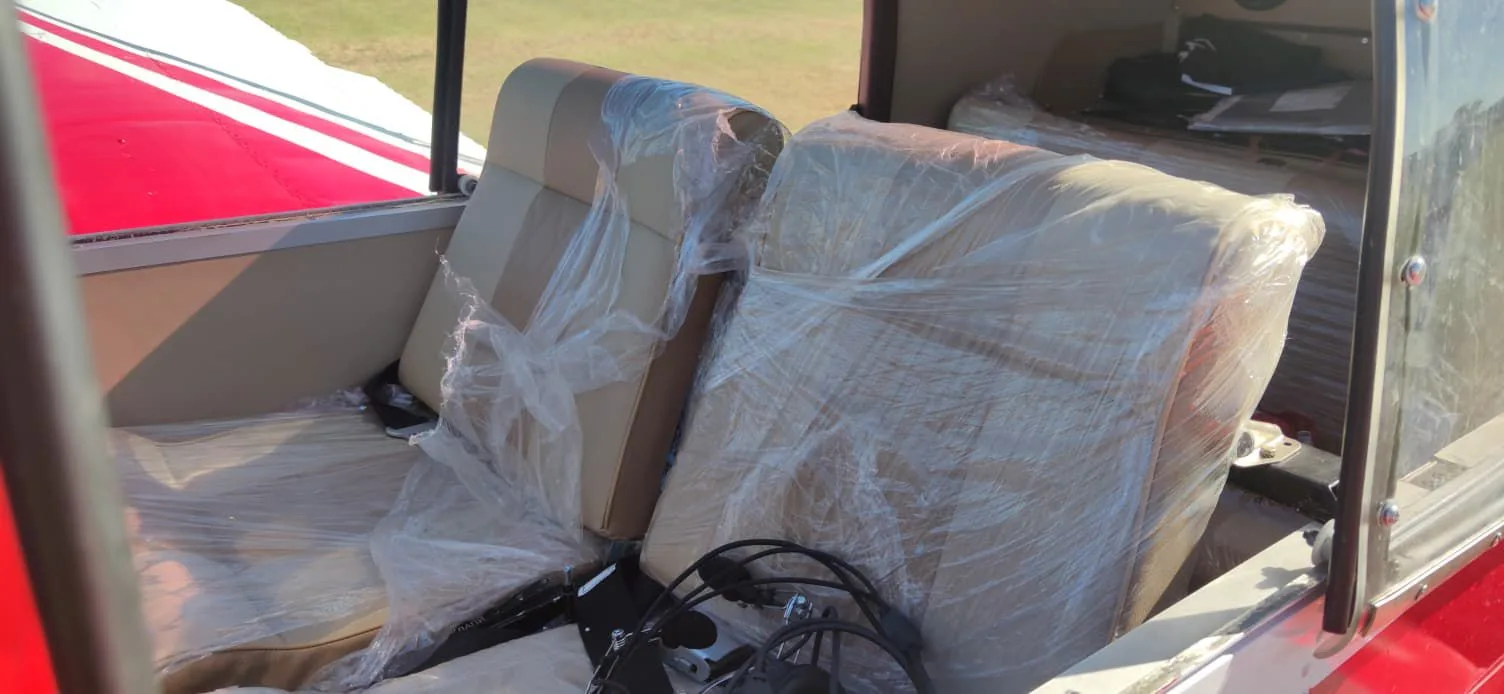 Cabin interior of a 1962 Socata Rallye 100.