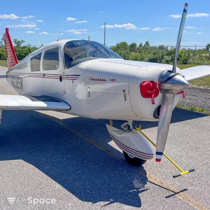 Exterior view of a 1963 Piper PA-28-140 Cherokee.