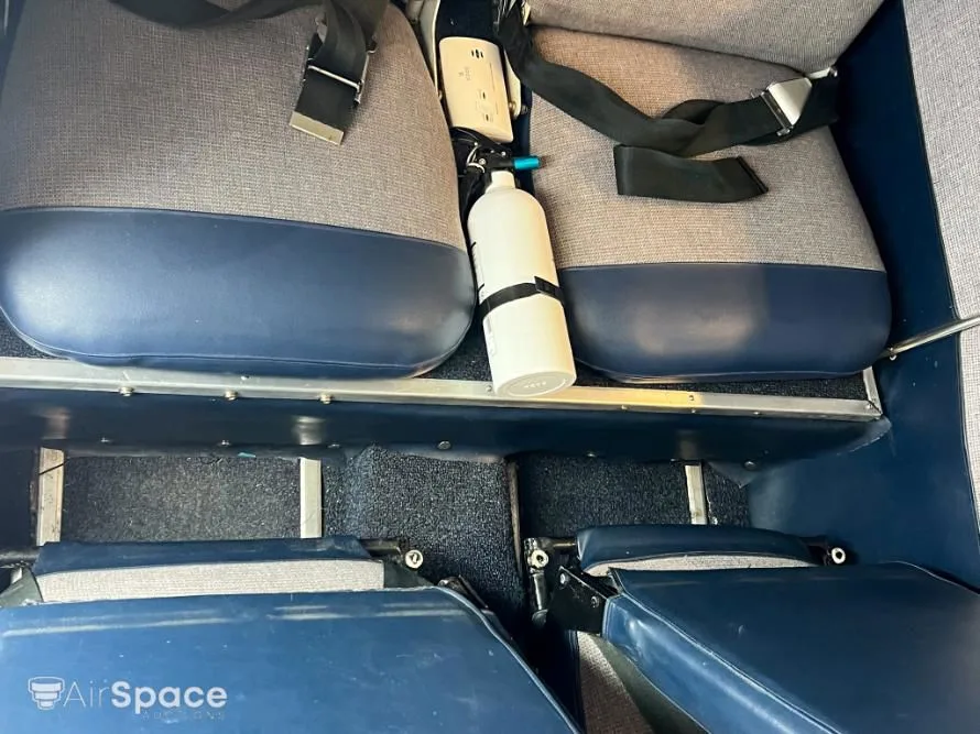 Cabin interior of a 1963 Piper PA-28-140 Cherokee.