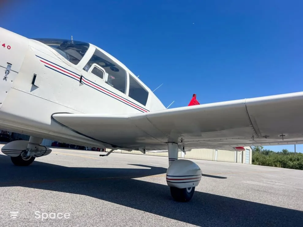 Exterior view of a 1963 Piper PA-28-140 Cherokee.