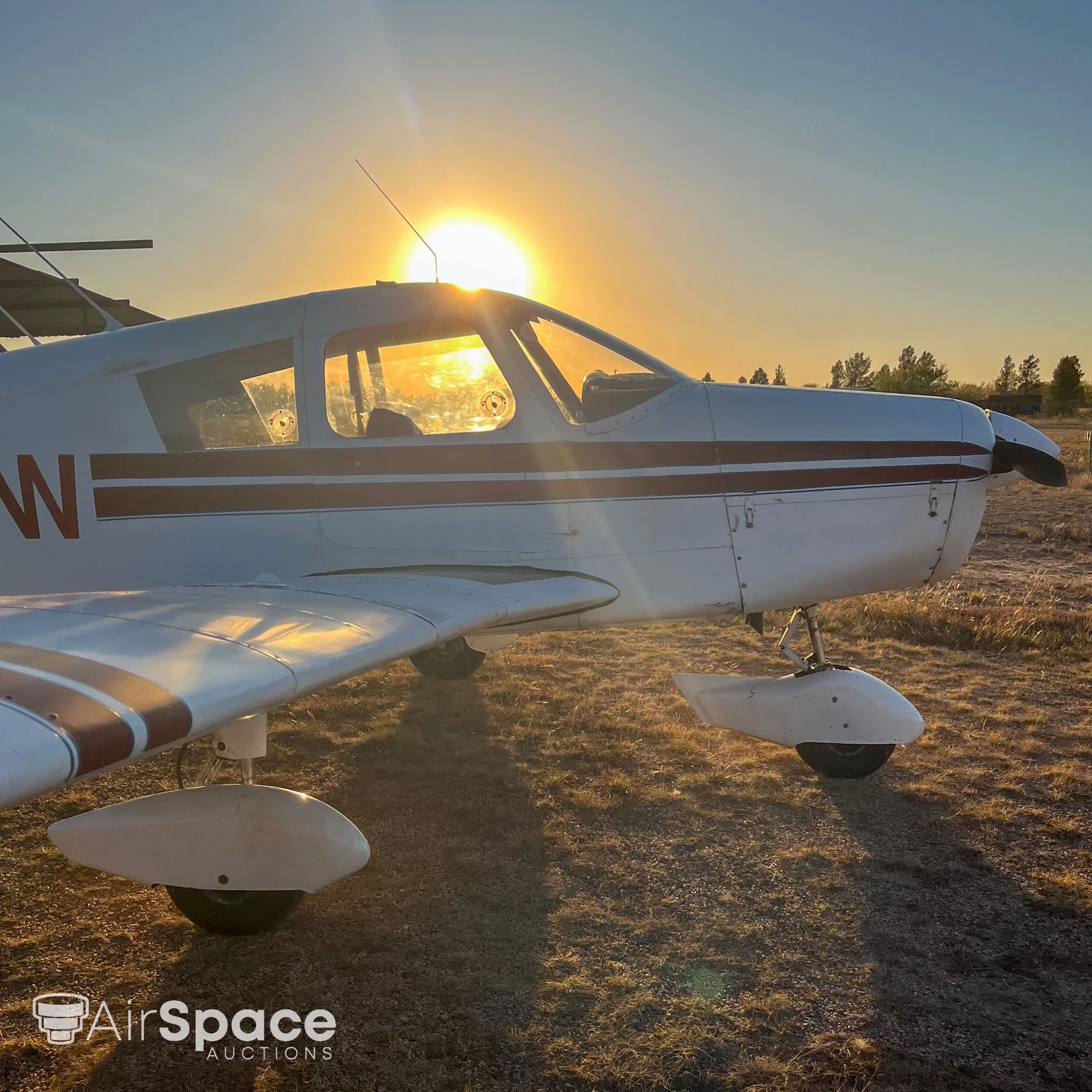 Exterior view of a 1964 Piper PA-28-140 Cherokee.