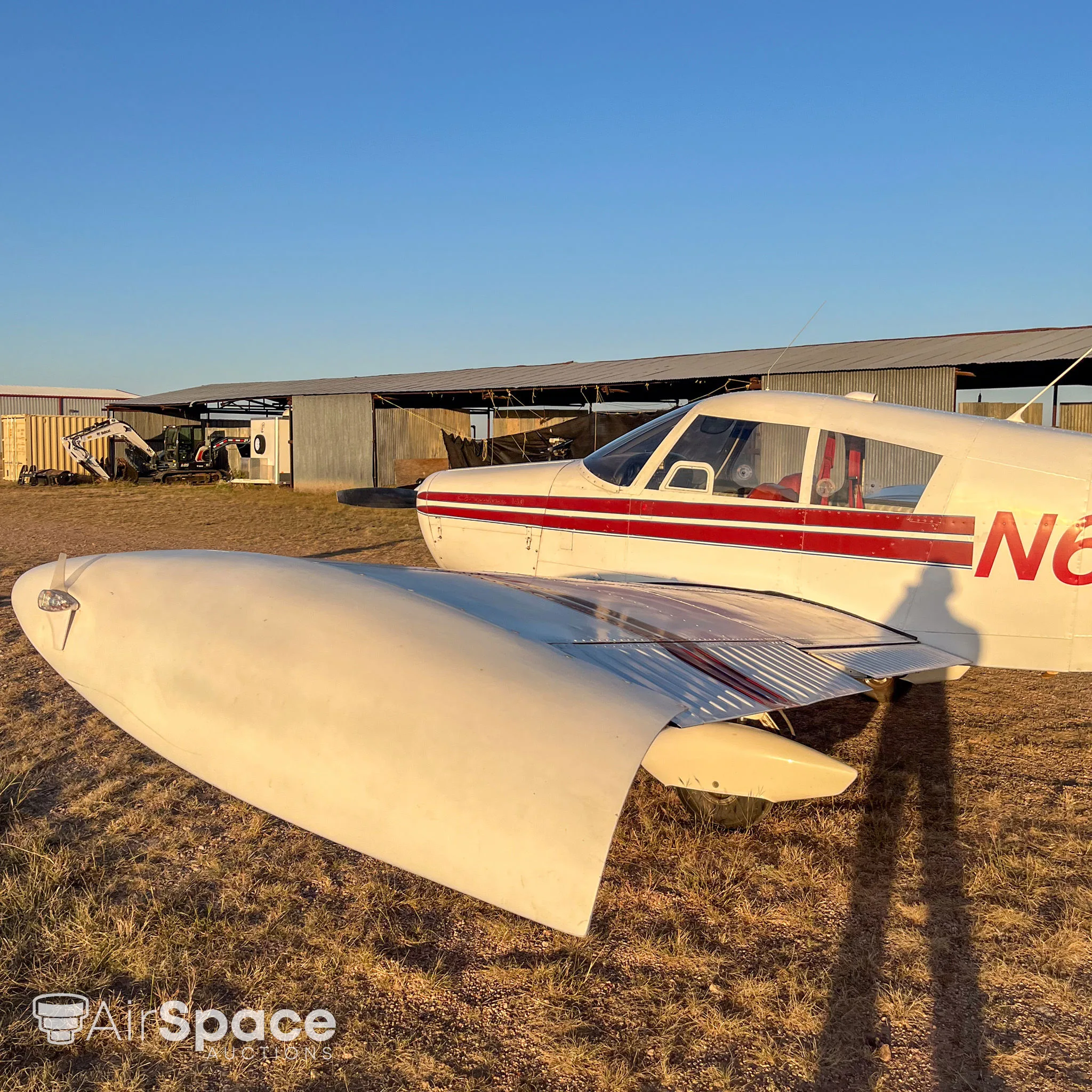 Exterior view of a 1964 Piper PA-28-140 Cherokee.