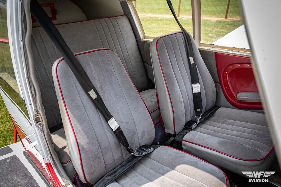 Cabin interior of a 1965 Piper PA-28-235 Cherokee Pathfinder.