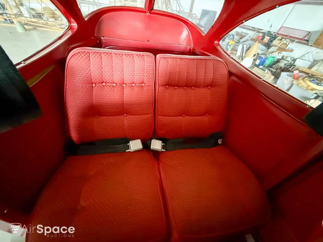 Cabin interior of a 1967 Cessna 172 Skyhawk.