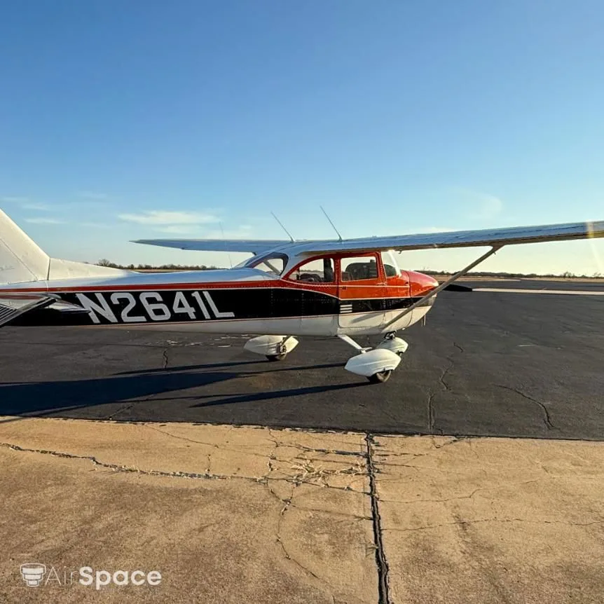 Exterior view of a 1967 Cessna 172 Skyhawk.