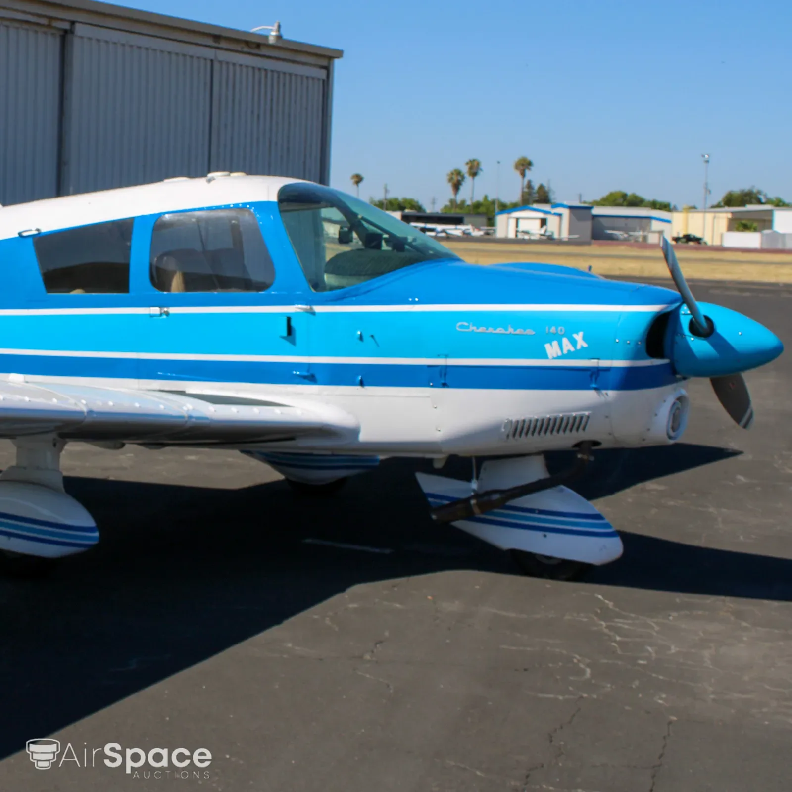 Exterior view of a 1968 Piper PA-28-150 Cherokee.