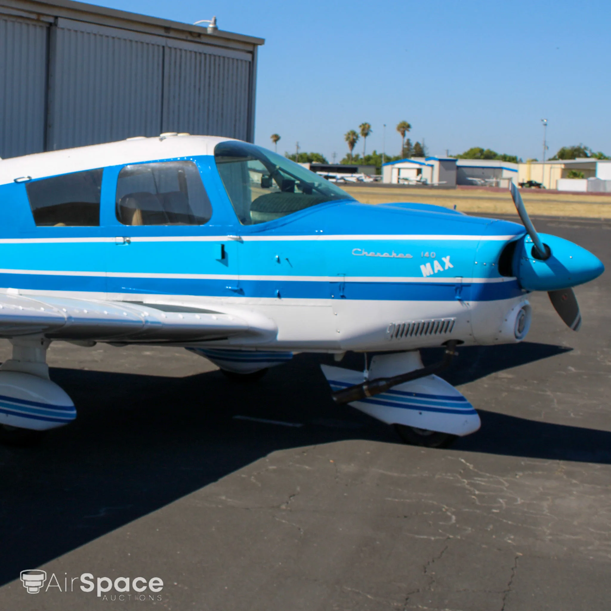 Exterior view of a 1968 Piper PA-28-150 Cherokee.