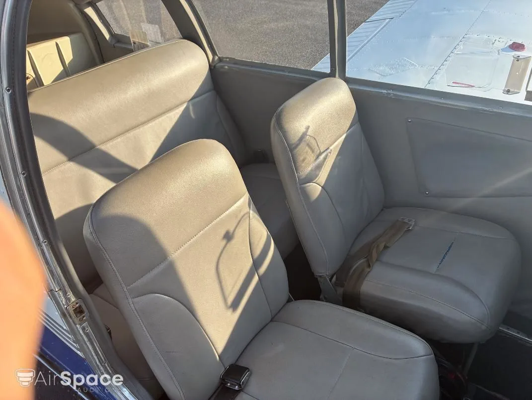 Cabin interior of a 1969 Piper PA-28R-200 Arrow.