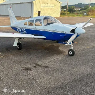 Exterior view of a 1969 Piper PA-28R-200 Arrow, N2875R.