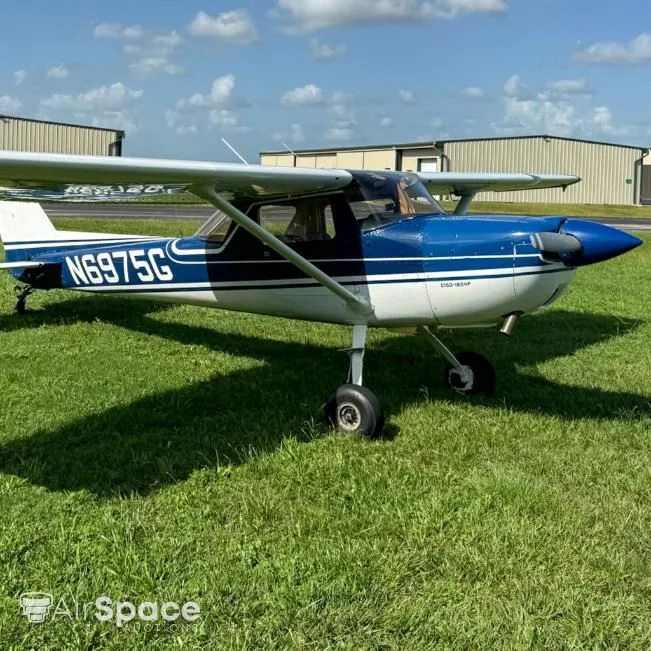 Exterior view of a 1971 Cessna 150L.