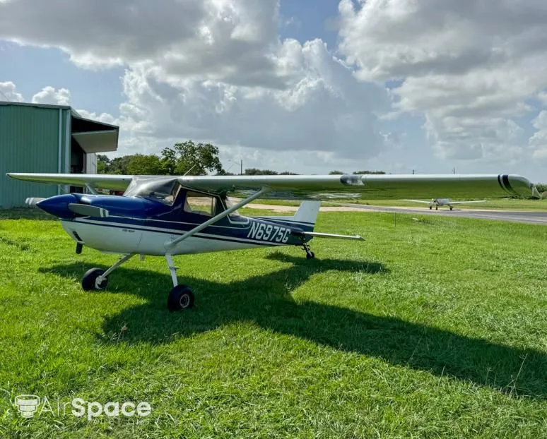 Exterior view of a 1971 Cessna 150L.