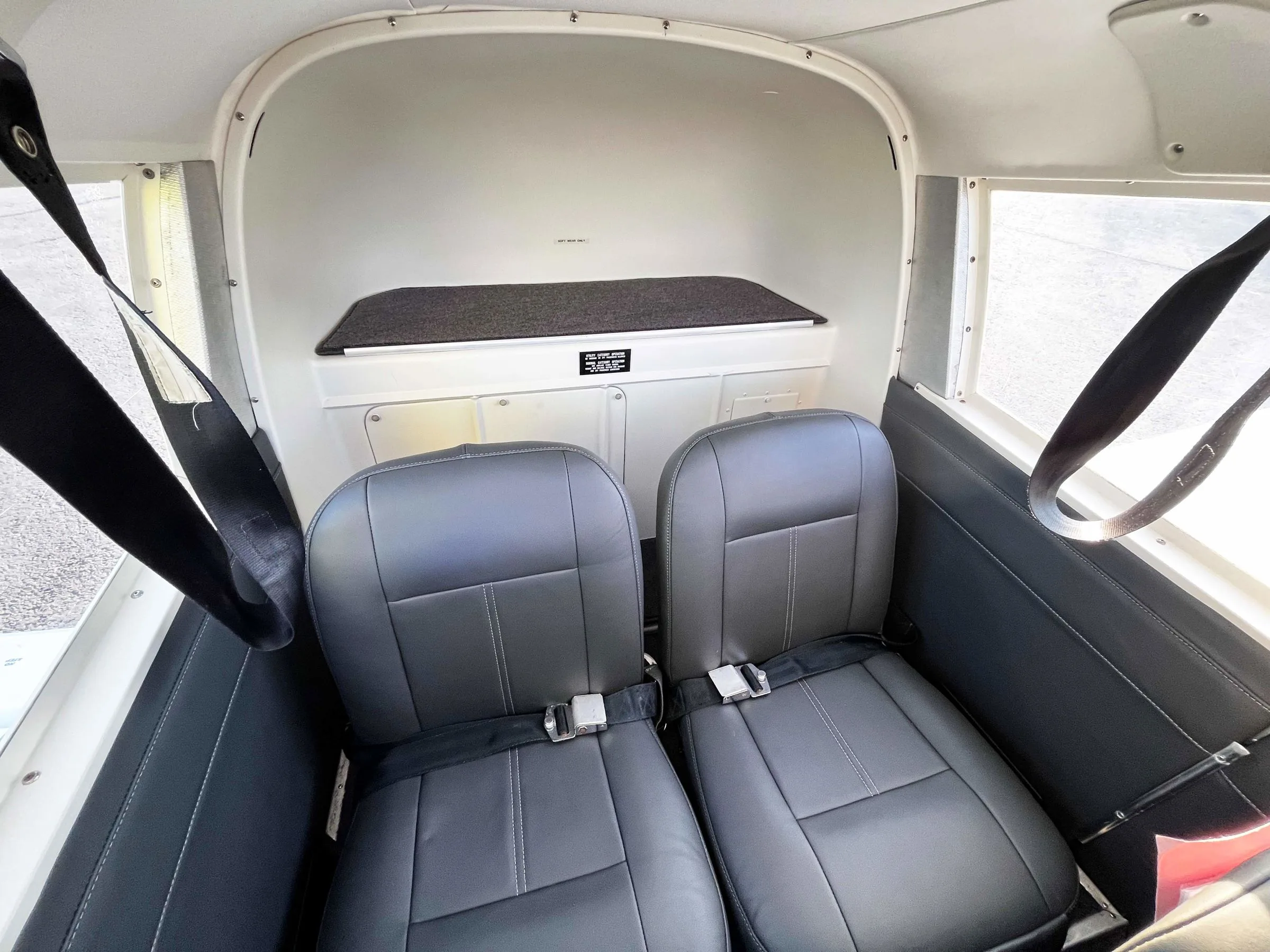 Cabin interior of a 1971 Piper PA-28-140 Cherokee.
