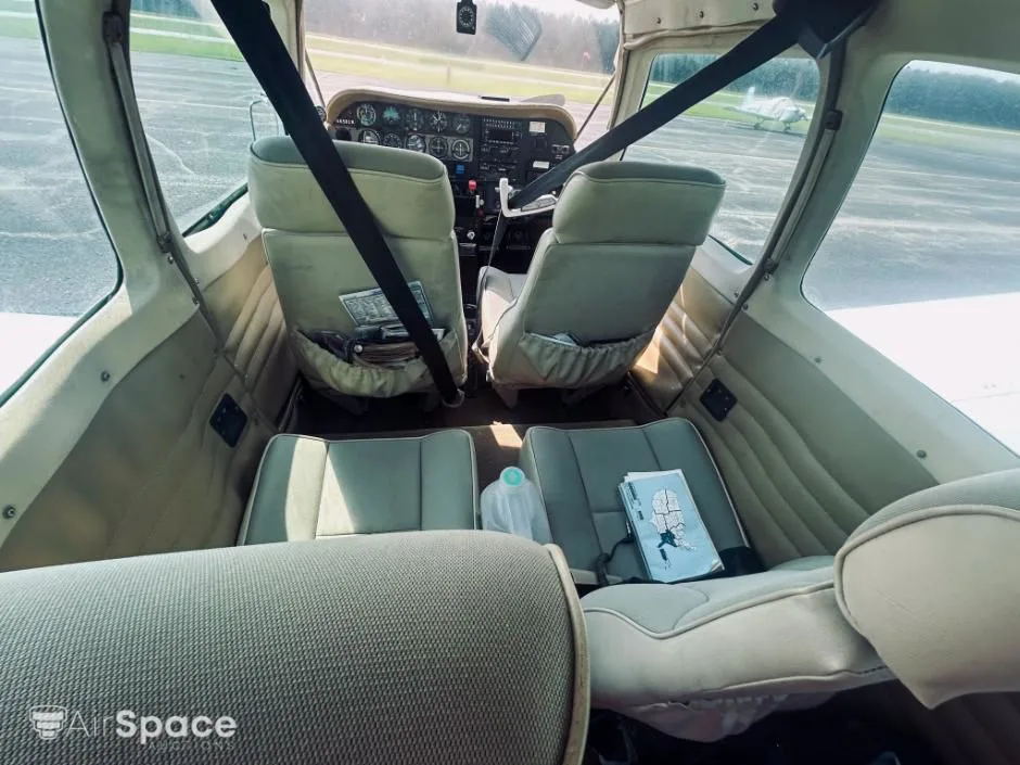 Cabin interior of a 1976 Beech B24R Sierra 200.