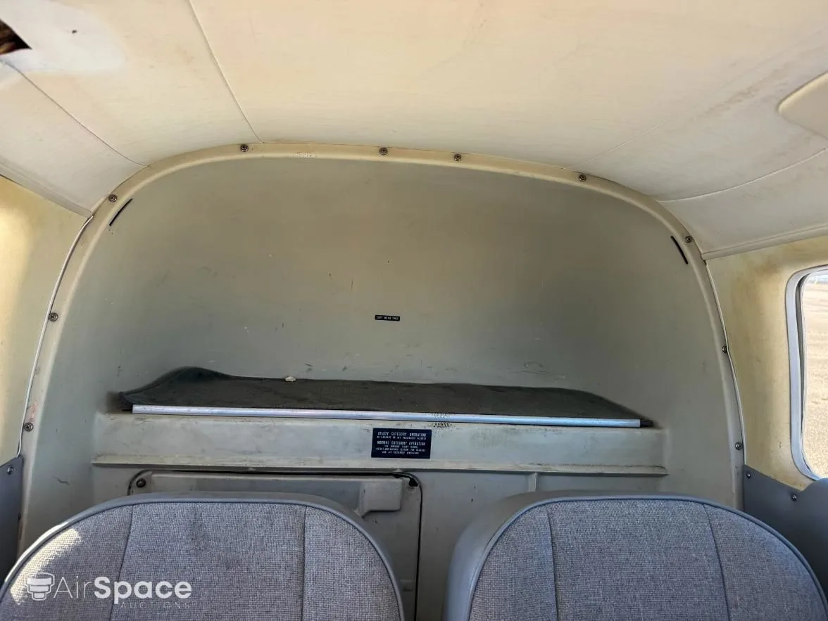 Cabin interior of a 1976 Piper PA-28-140 Cherokee.