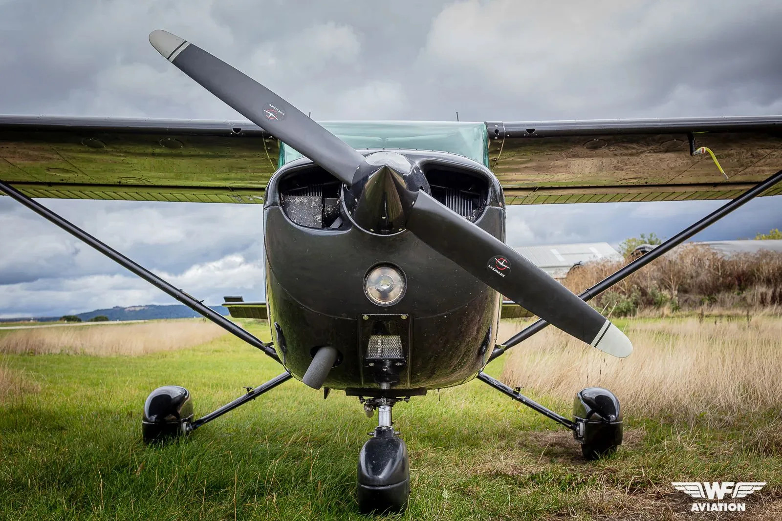 Exterior view of a 1977 Cessna 172N.