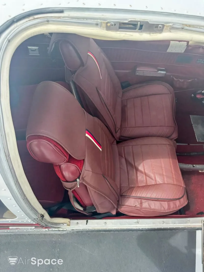 Cabin interior of a 1977 Piper PA-28-181 Archer II.