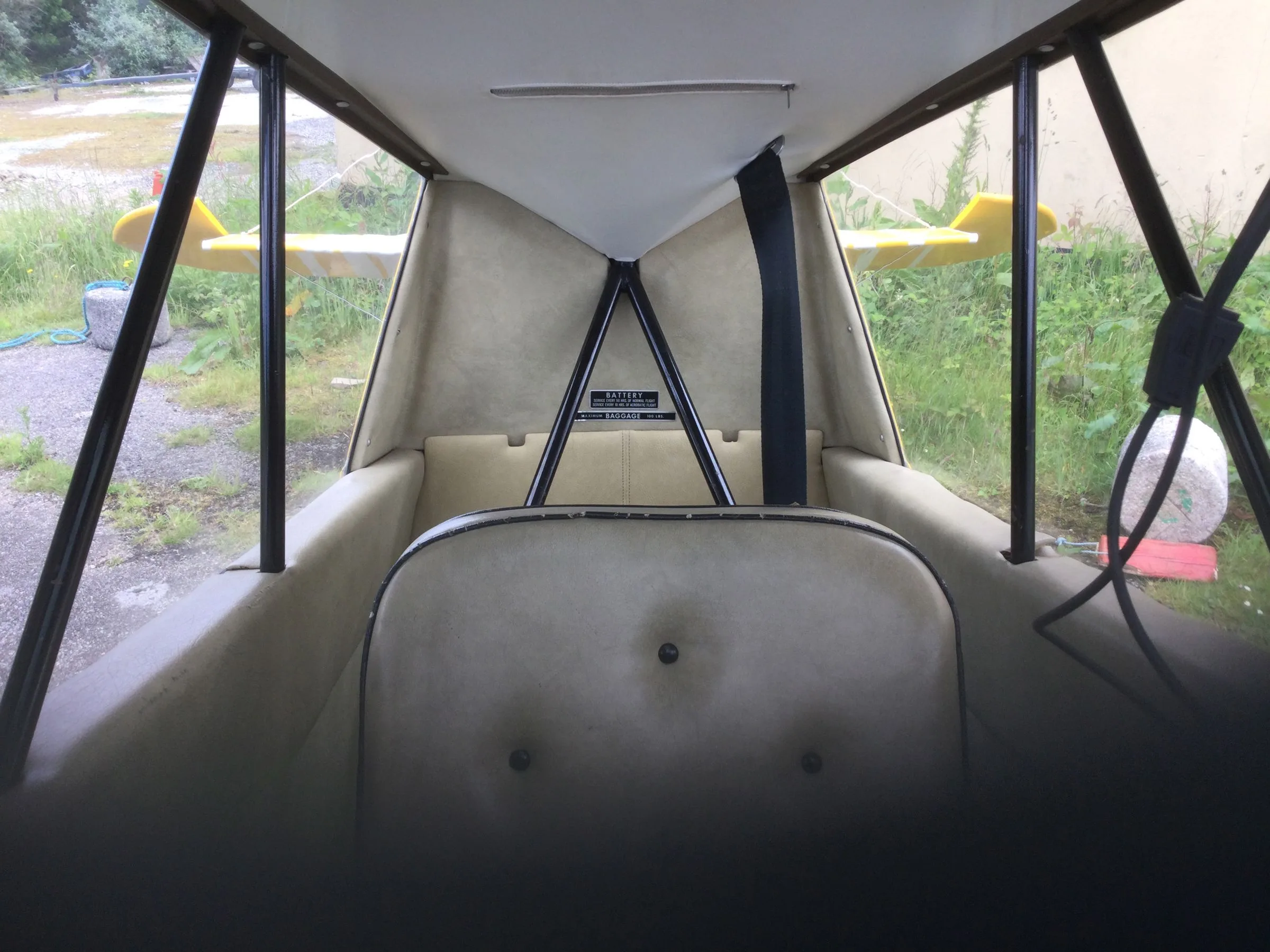 Cabin interior of a 1979 Bellanca 7GCBC Citabria.