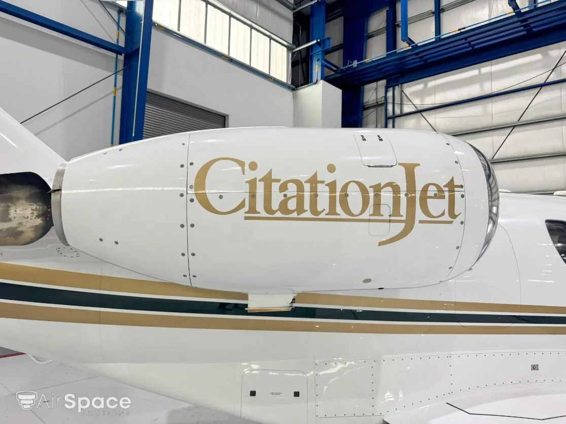 Marketing image of a 1999 Cessna 525 CitationJet.