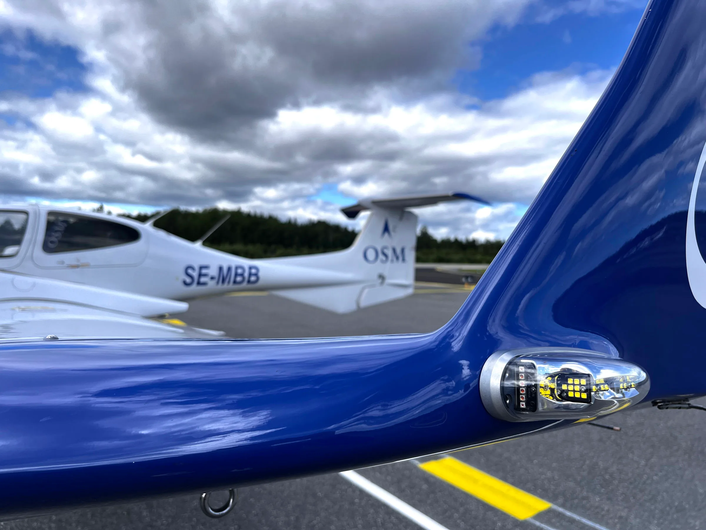 Marketing image of a 2008 Diamond DA42 Twin Star.
