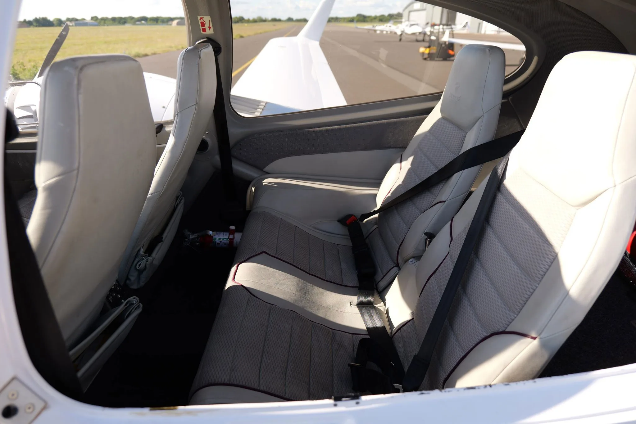 Cabin interior of a 2011 Diamond DA42 NG.