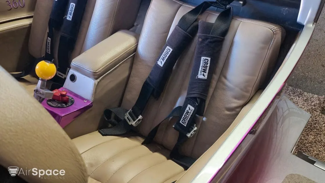 Cabin interior of a 2012 Lancair 360.
