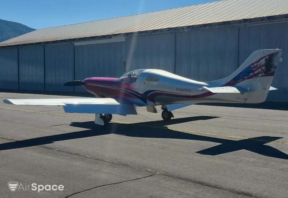 Exterior view of a 2012 Lancair 360.