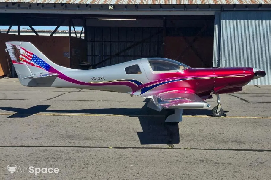 Exterior view of a 2012 Lancair 360.