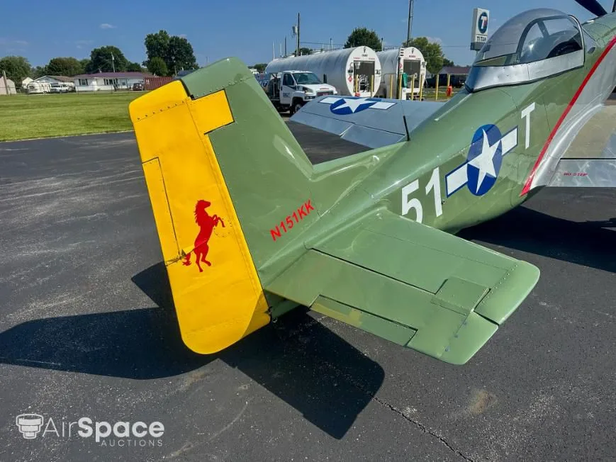Exterior view of a 2017 Titan T-51 Mustang.
