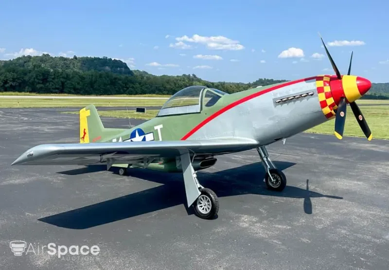 Exterior view of a 2017 Titan T-51 Mustang.