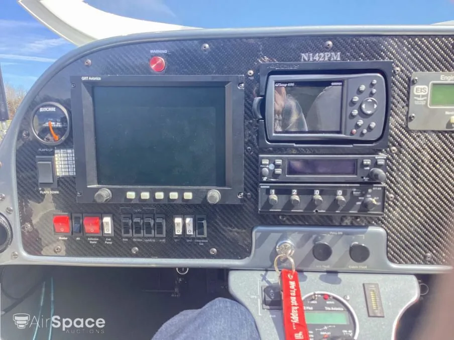 Cockpit and instrument panel of a 2018 Arion Lightning.