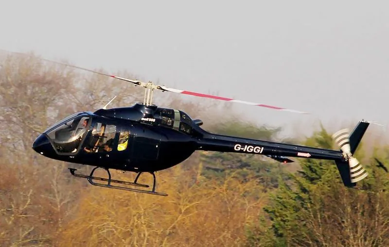 Marketing image of a 2018 Bell 505 Jetranger X.