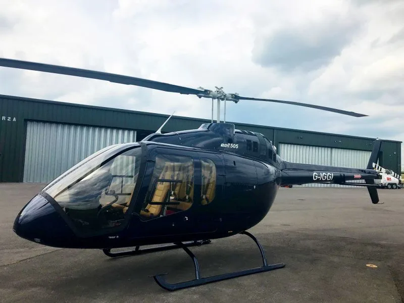 Marketing image of a 2018 Bell 505 Jetranger X.