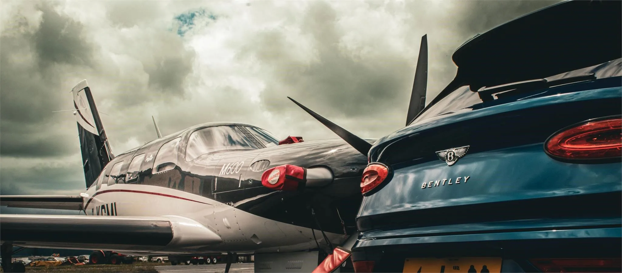 Exterior view of a 2018 Piper PA-46 M600, G-KCMI.