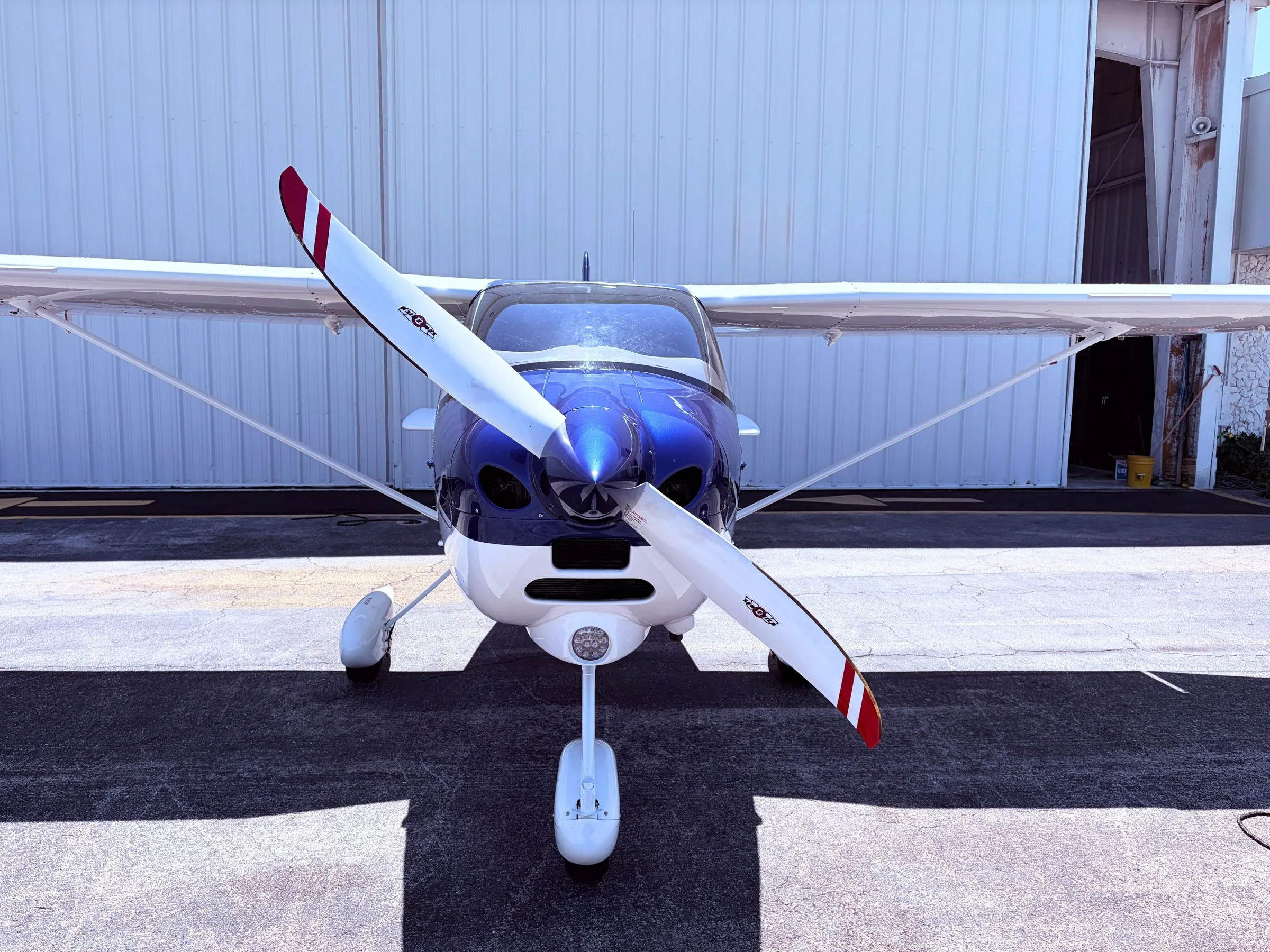 Exterior view of a 2022 Tecnam P2008.
