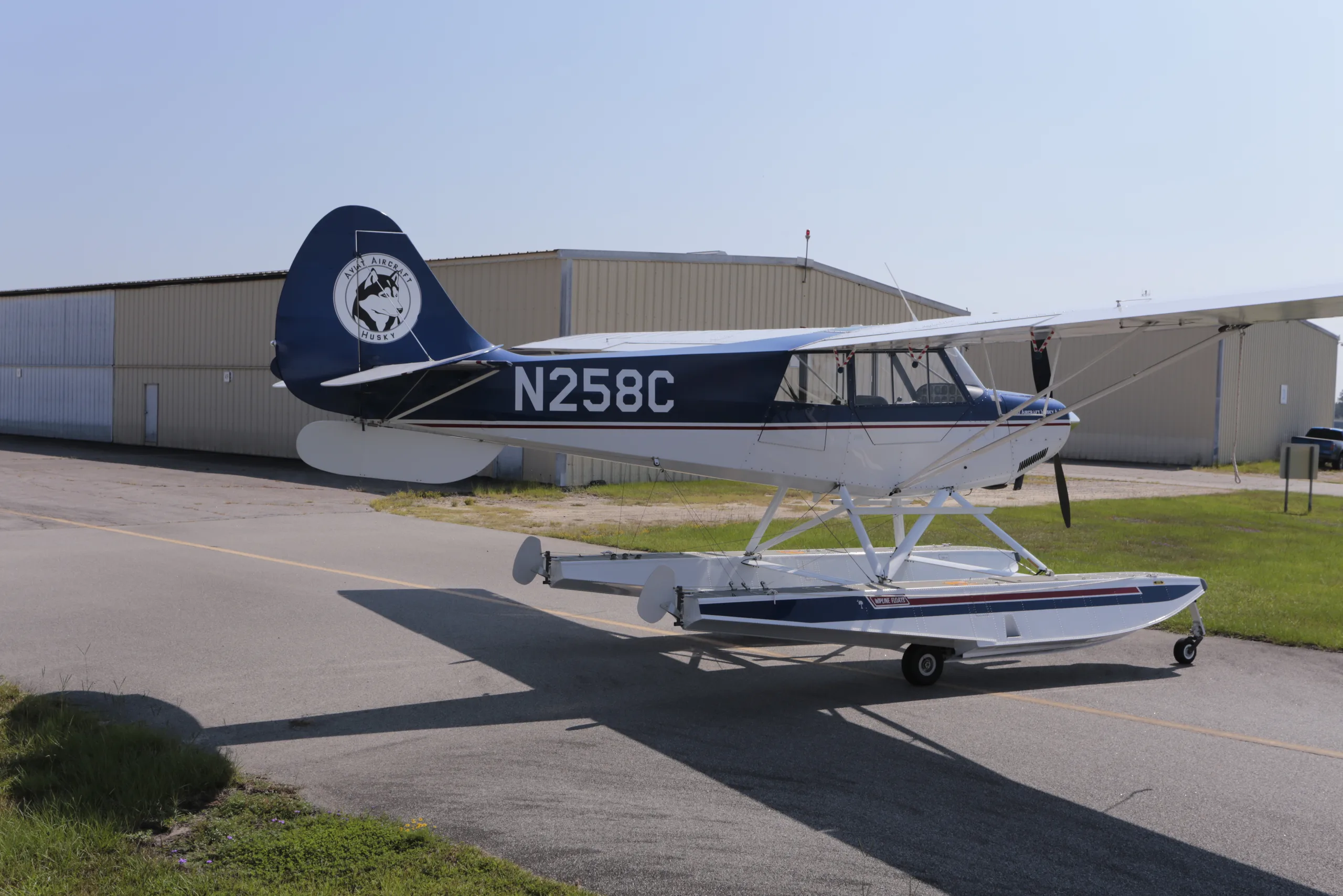 Exterior view of a 1999 Aviat a 1b.