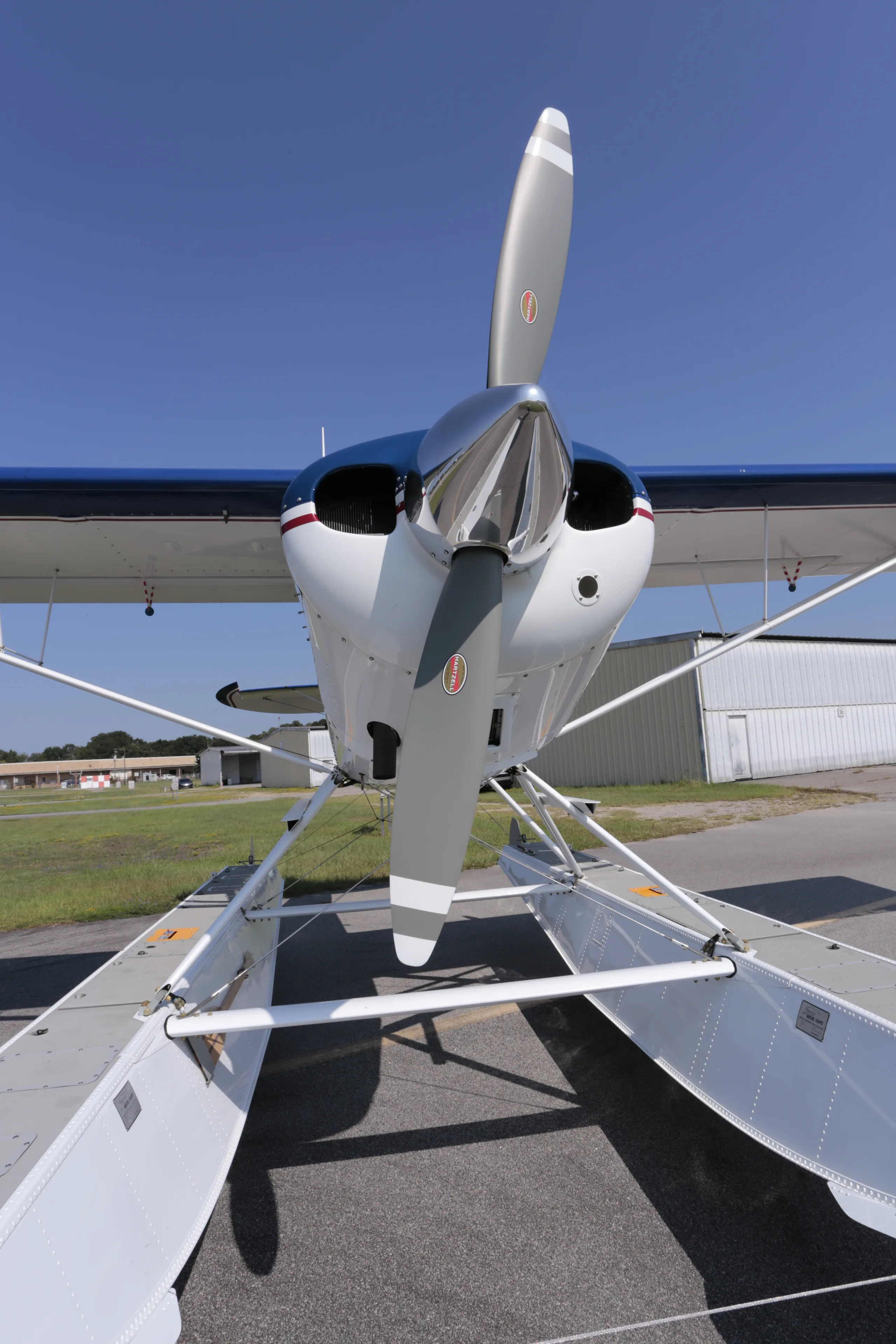 Exterior view of a 1999 Aviat a 1b.