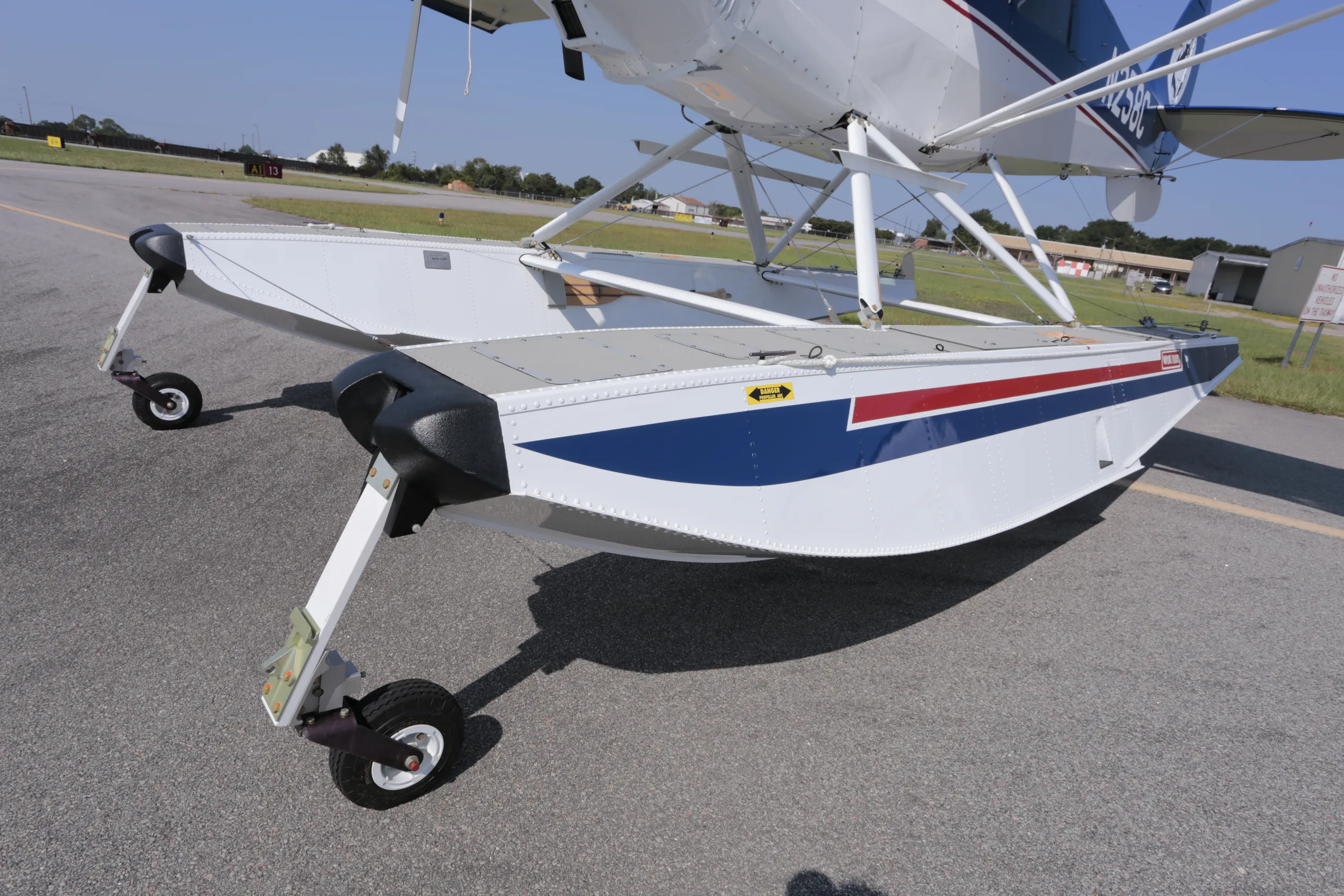 Exterior view of a 1999 Aviat a 1b.