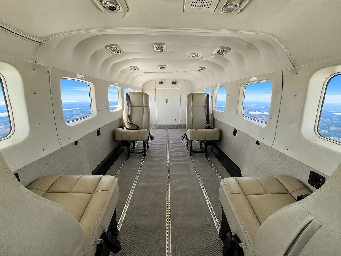 Cabin interior of a 2016 Cessna 208b ex 2.