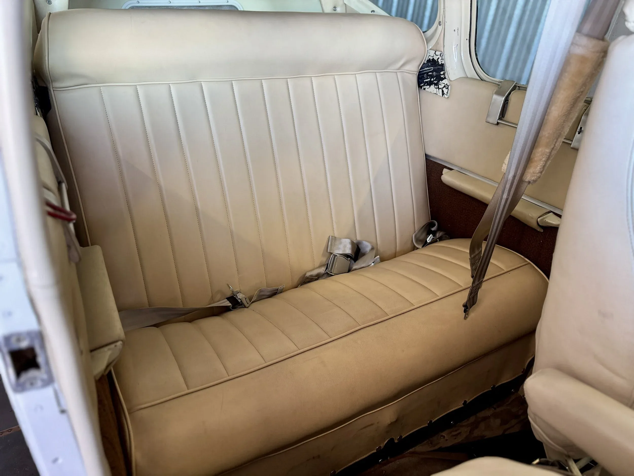 Cabin interior of a 1951 Zane Co Aero Bonanza C35 N635D — Zane Co Aero.