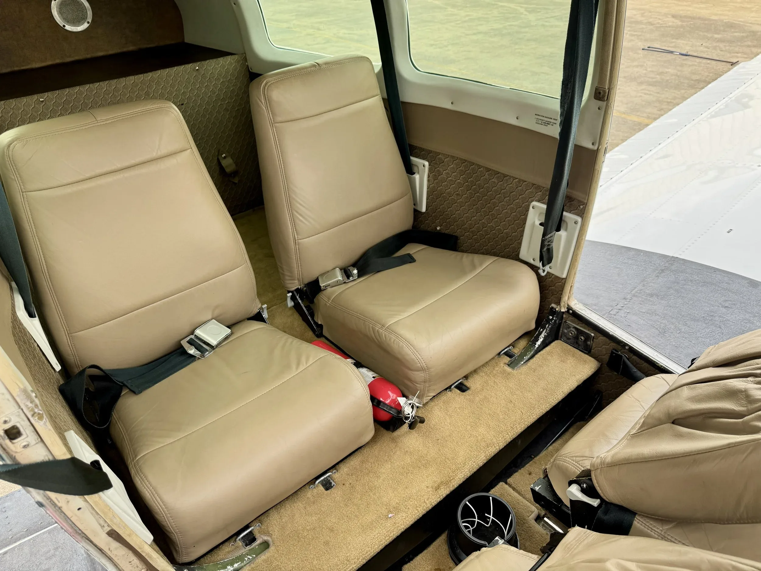 Cabin interior of a 1976 Zane Co Aero C23 SUNDOWNER N2050L — Zane Co Aero.