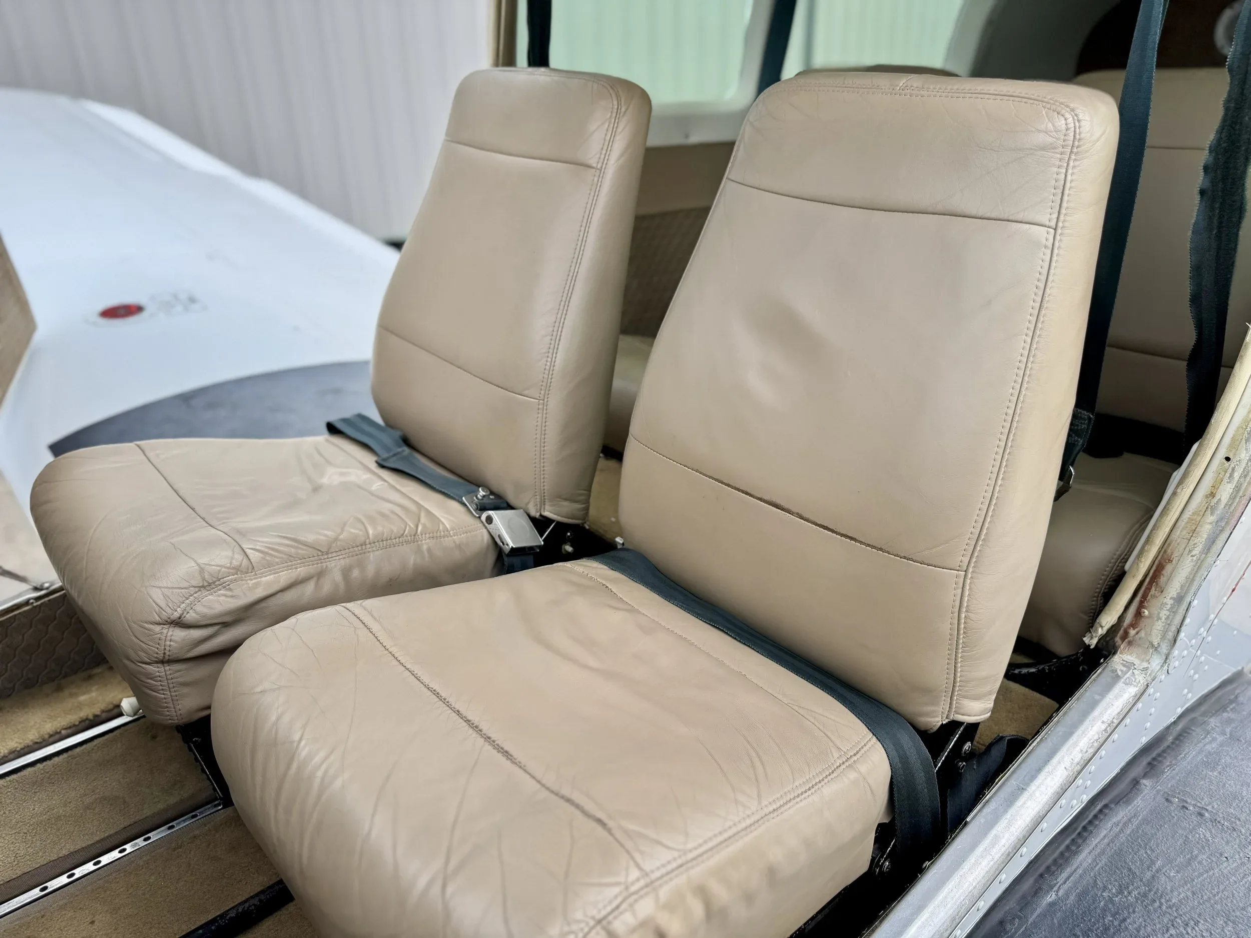 Cabin interior of a 1976 Zane Co Aero C23 SUNDOWNER N2050L — Zane Co Aero.