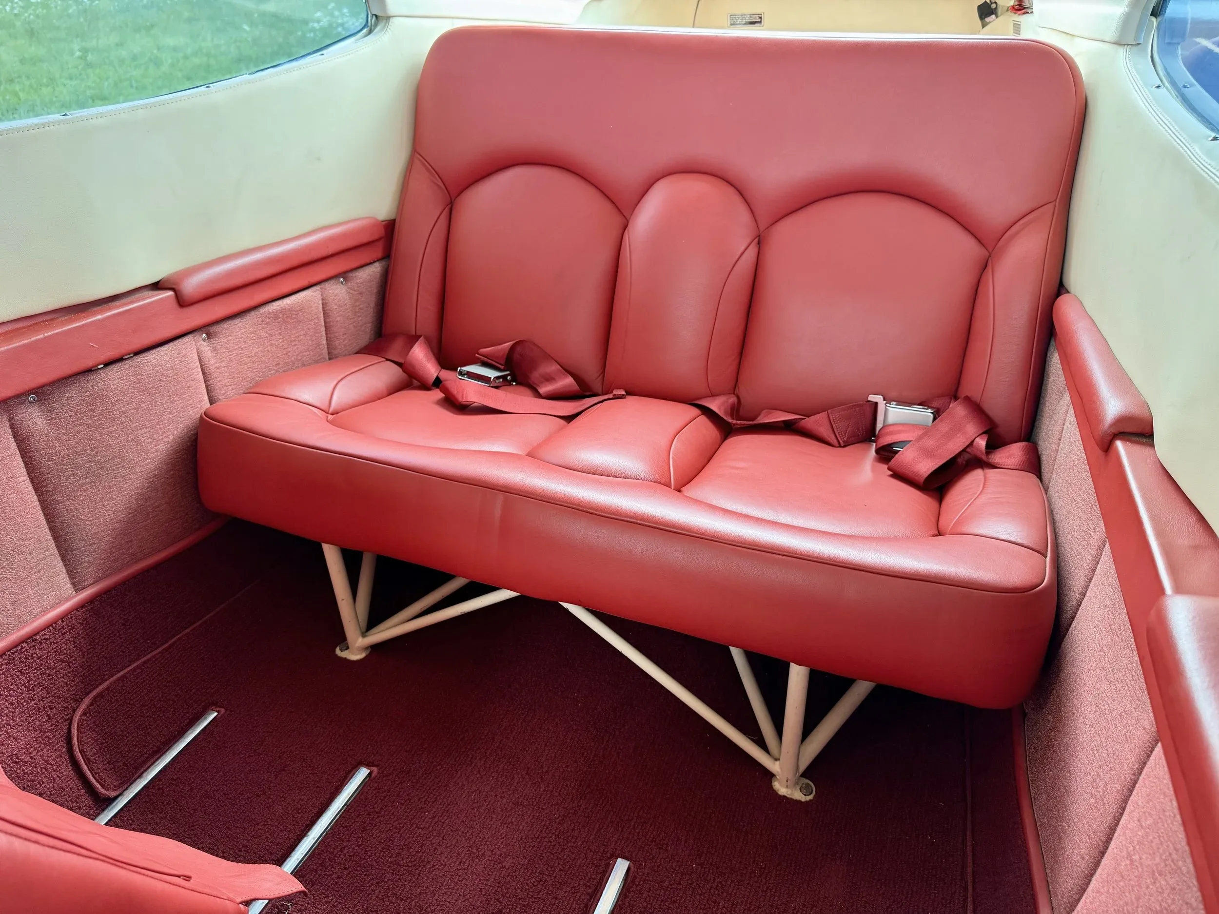 Cabin interior of a 1977 Zane Co Aero 210M CENTURION TURBO.