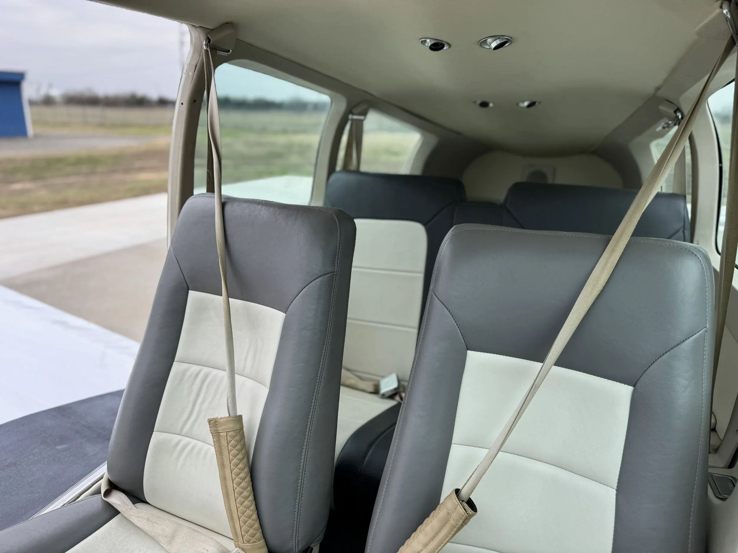 Cabin interior of a 1980 Zane Co Aero Sundowner C23 N707G — Zane Co Aero.