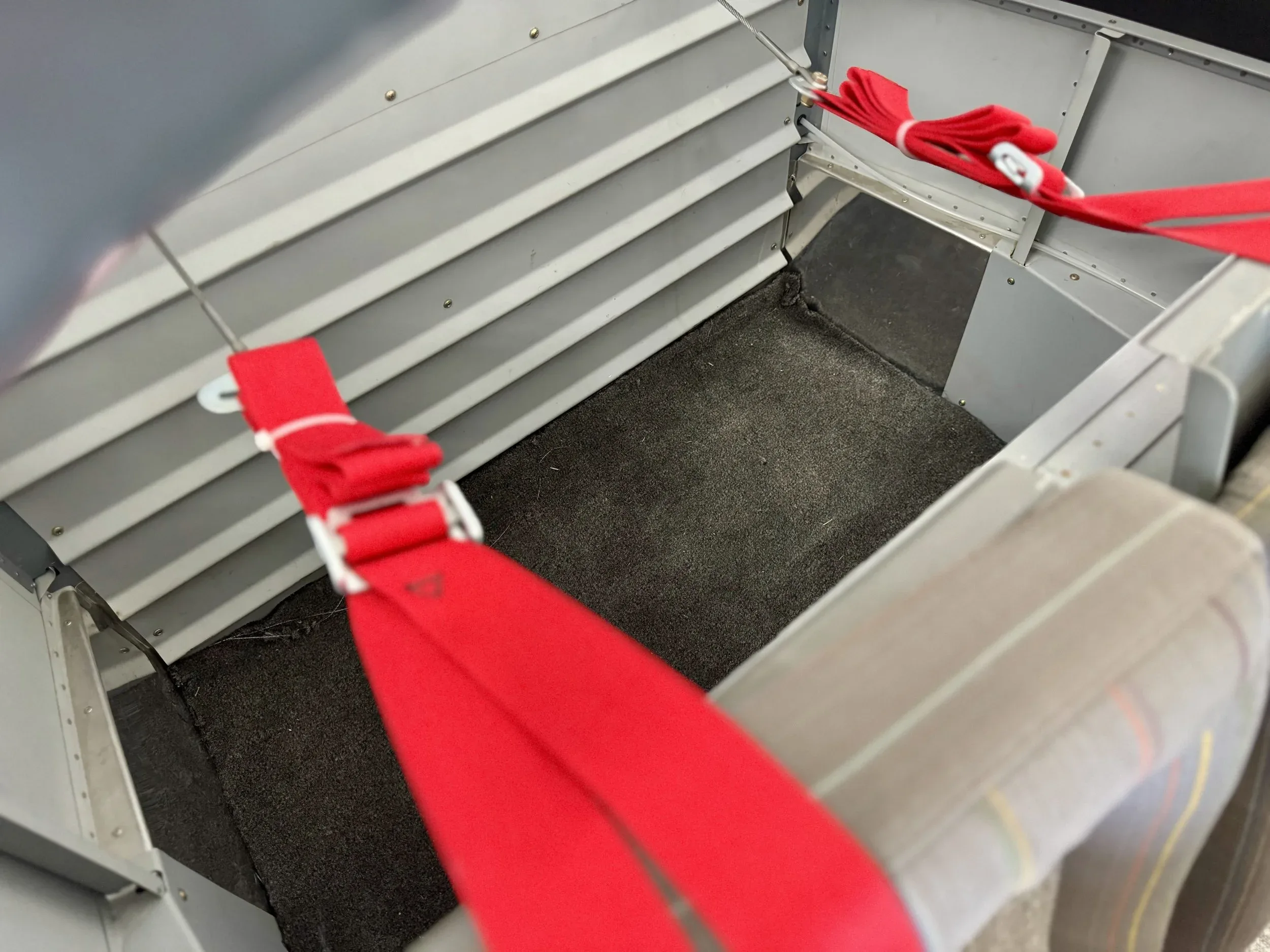 Cabin interior of a 2020 Zane Co Aero rv 6 n519et.