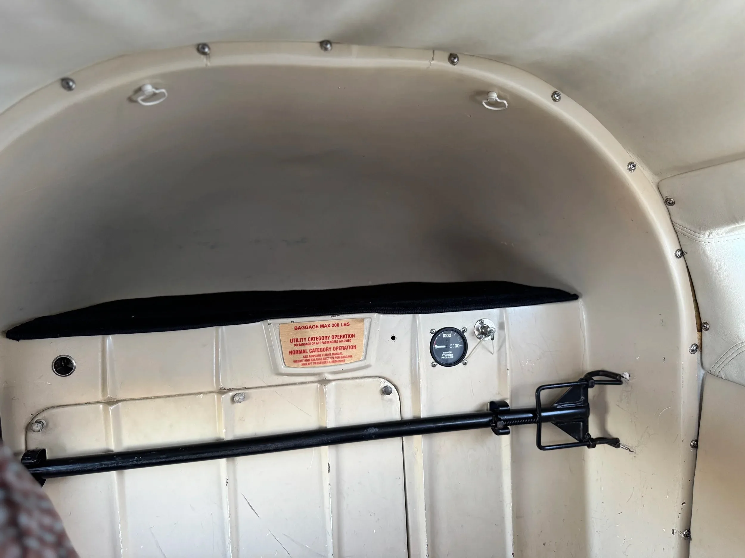 Cabin interior of a Zane Co Aero.