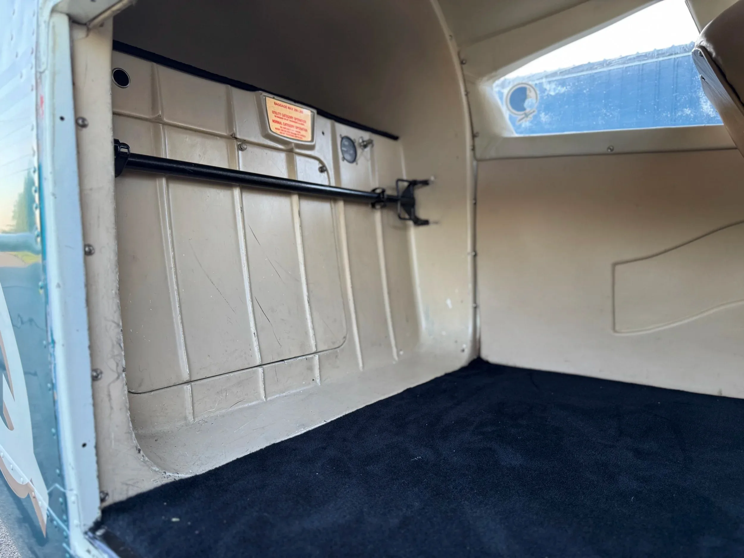 Cabin interior of a Zane Co Aero.