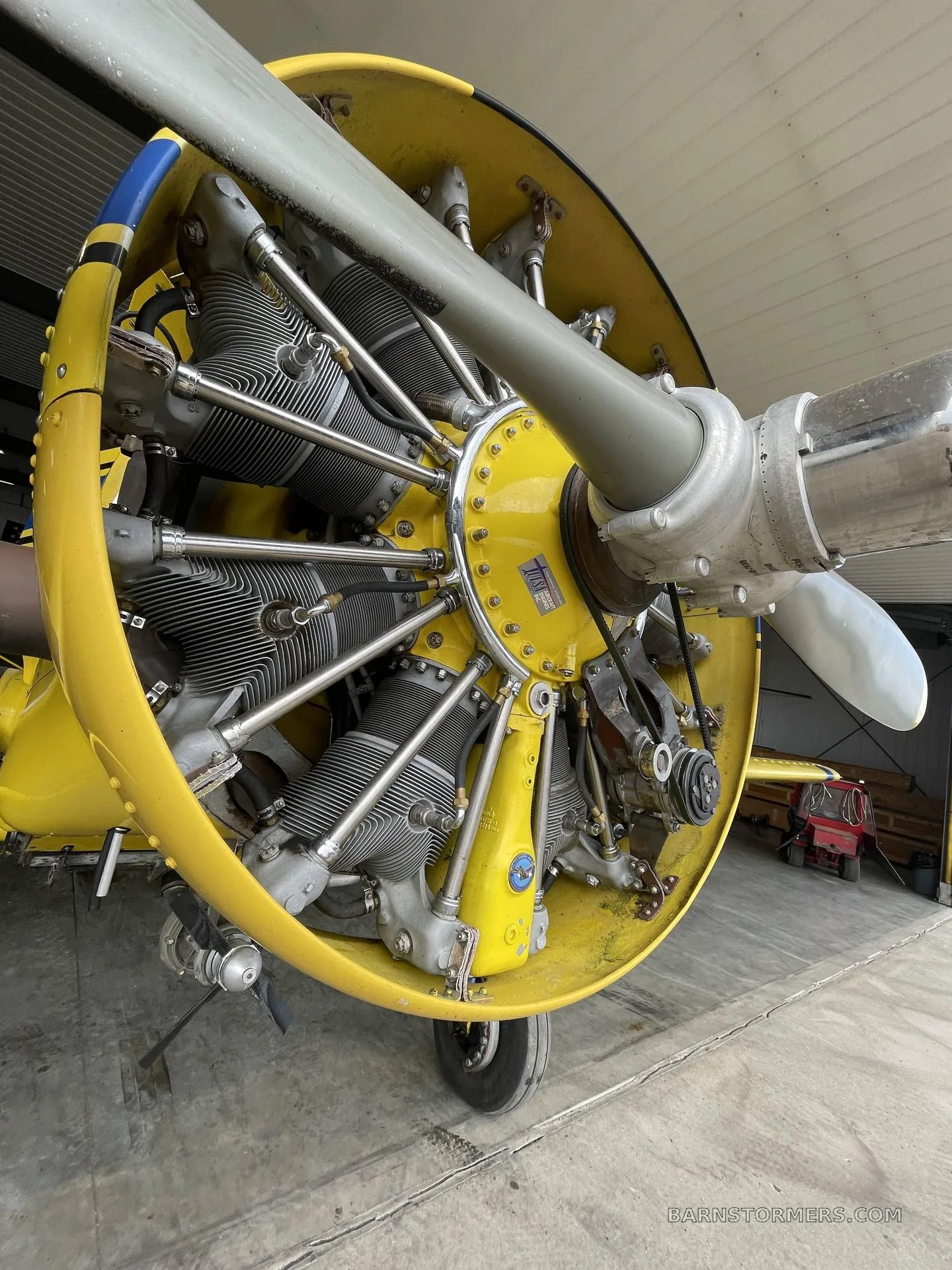 Engine detail of a Air Tractor.