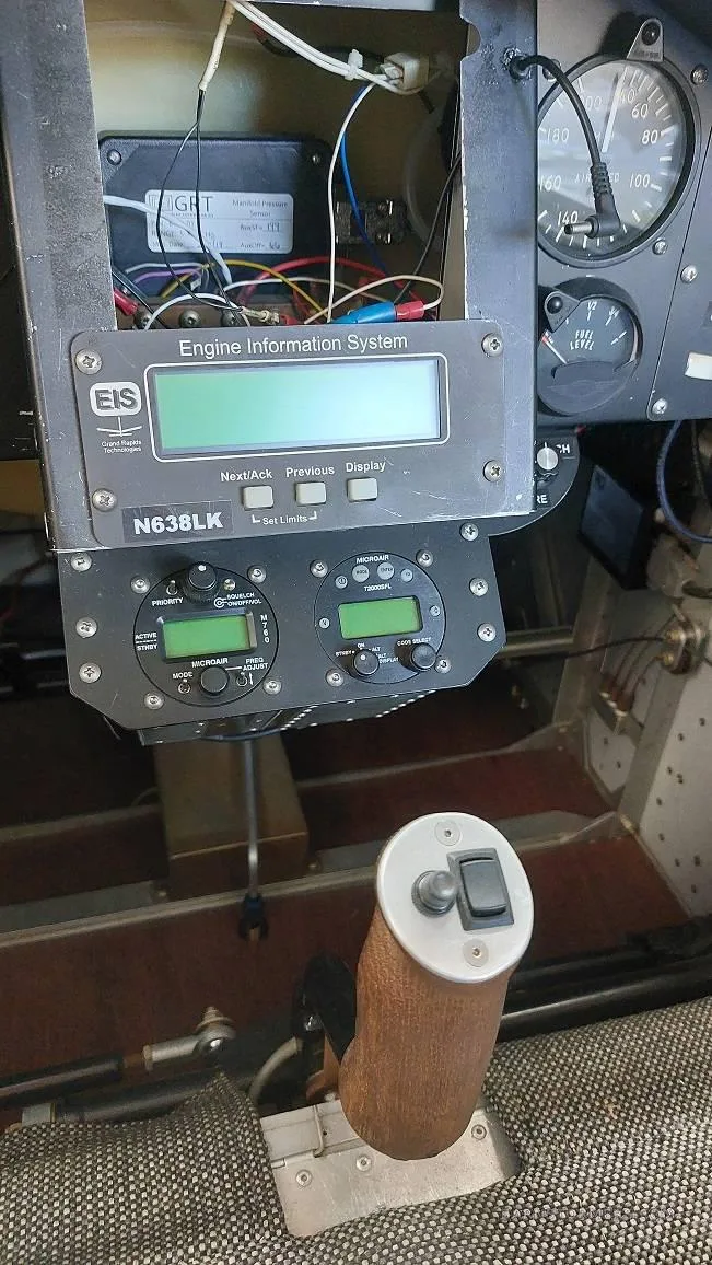 Cockpit and instrument panel of a 2016 Sonex ONEX.