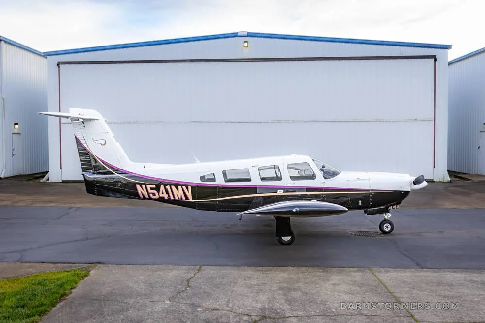 Exterior view of a 1979 Piper PA32RT-300 LANCE II.
